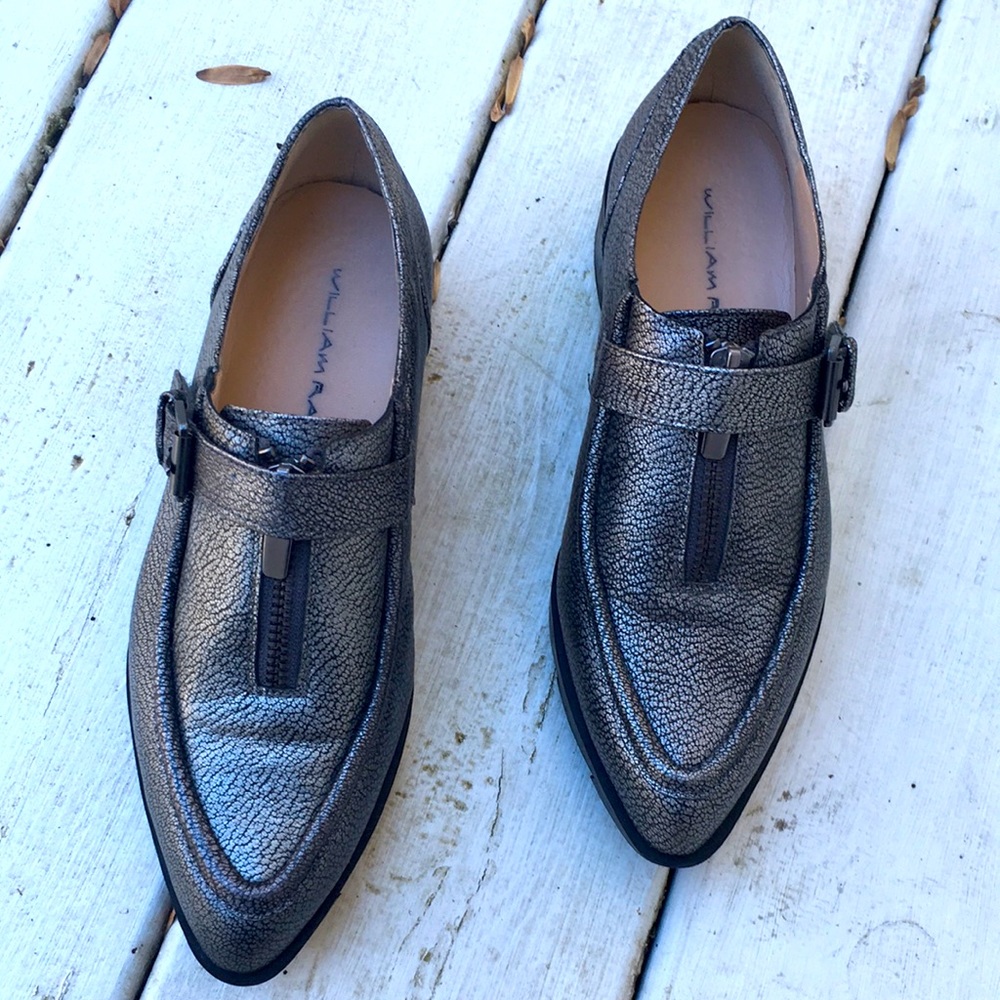 William Rast Women's Metallic Loafers